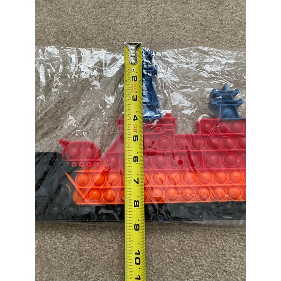 Pop Kids Games Fidget Toy Pop Ship Boat Game Board Fidget Popper Toy Sensory New - Picture 3 of 4